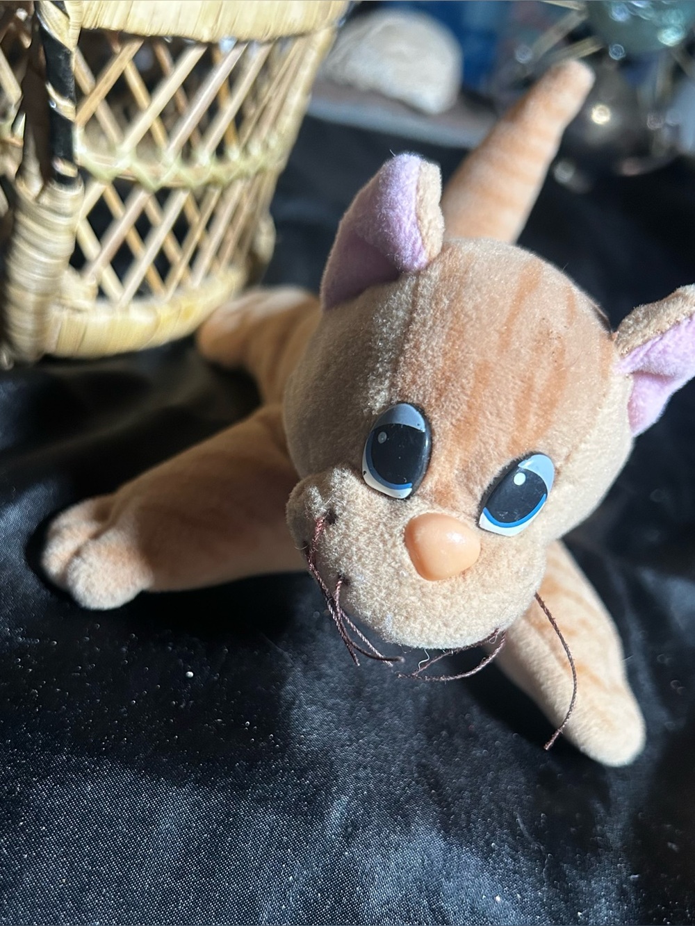 Vintage 1980’s Tonka Pound Purries Kitten Orange Tabby Stripes & Blue Eyes